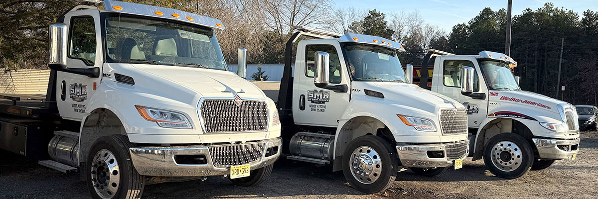 Tow trucks at Porchtown Recycling